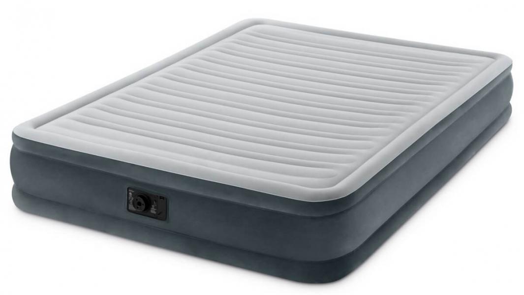 Матрас-велюр Квин (152х203х33)со встроенным насосом 2 шт/упак 67770